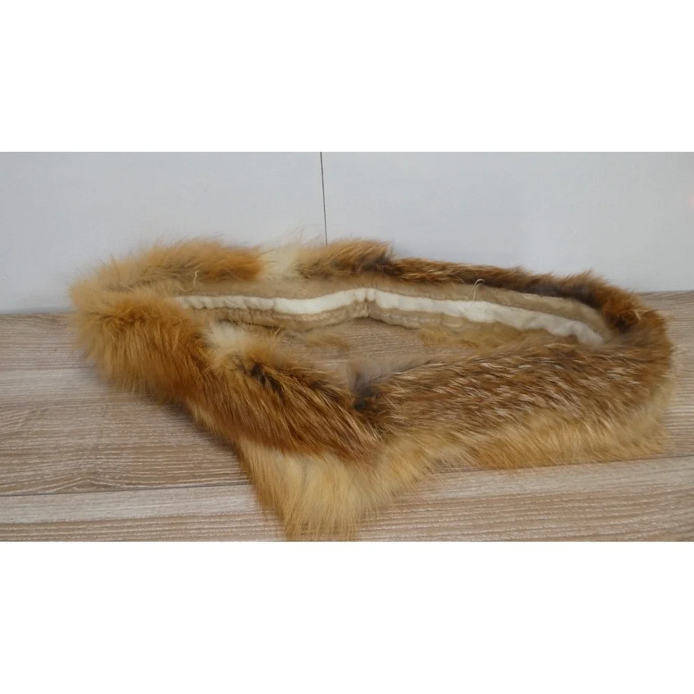 Vintage Faux Fur Collar Blonde / Brown